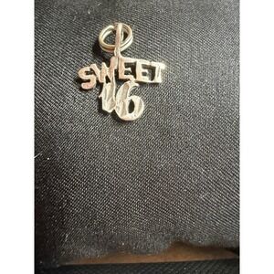 Vintage Sterling Silver- Sweet 16 Birthday Unmarked Charm